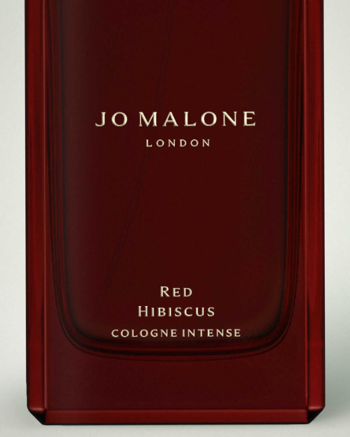 Detalle de la etiqueta de Red Hibiscus de Jo Malone