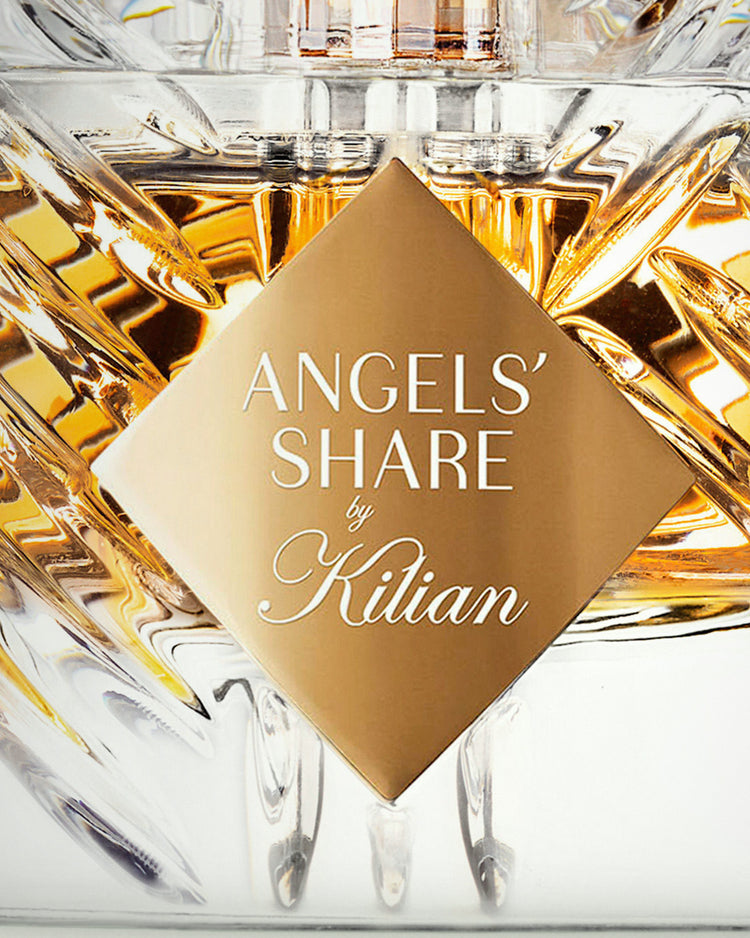 Detalle de la etiqueta de Angels' Share de Kilian