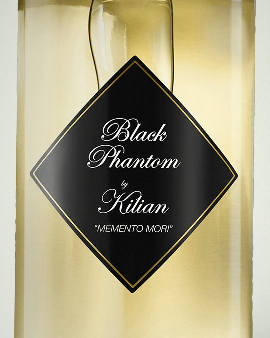 Detalle de la etiqueta de Black Phantom de Kilian