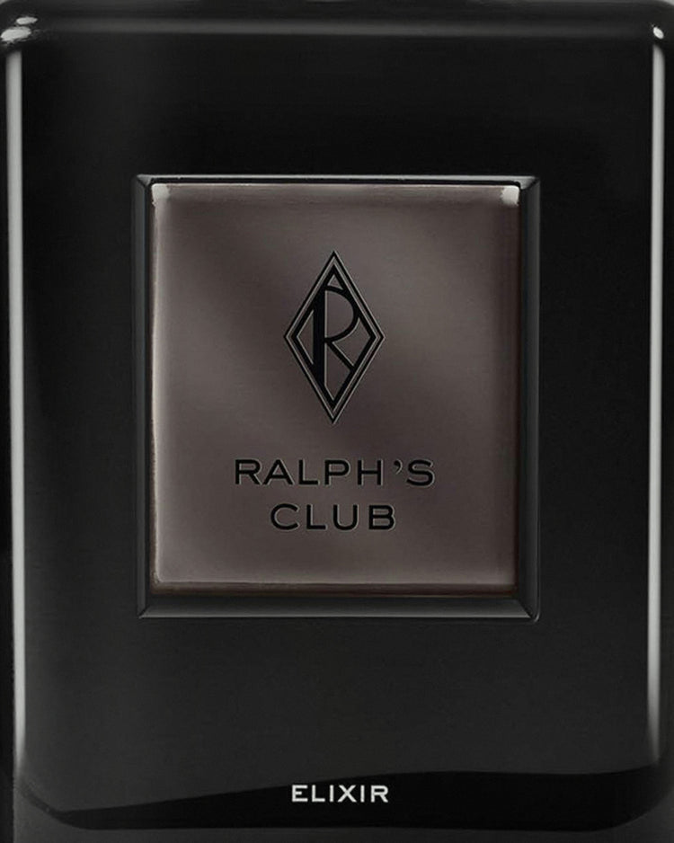 Detalle de la etiqueta de Ralph's Club Elixir de Ralph Lauren