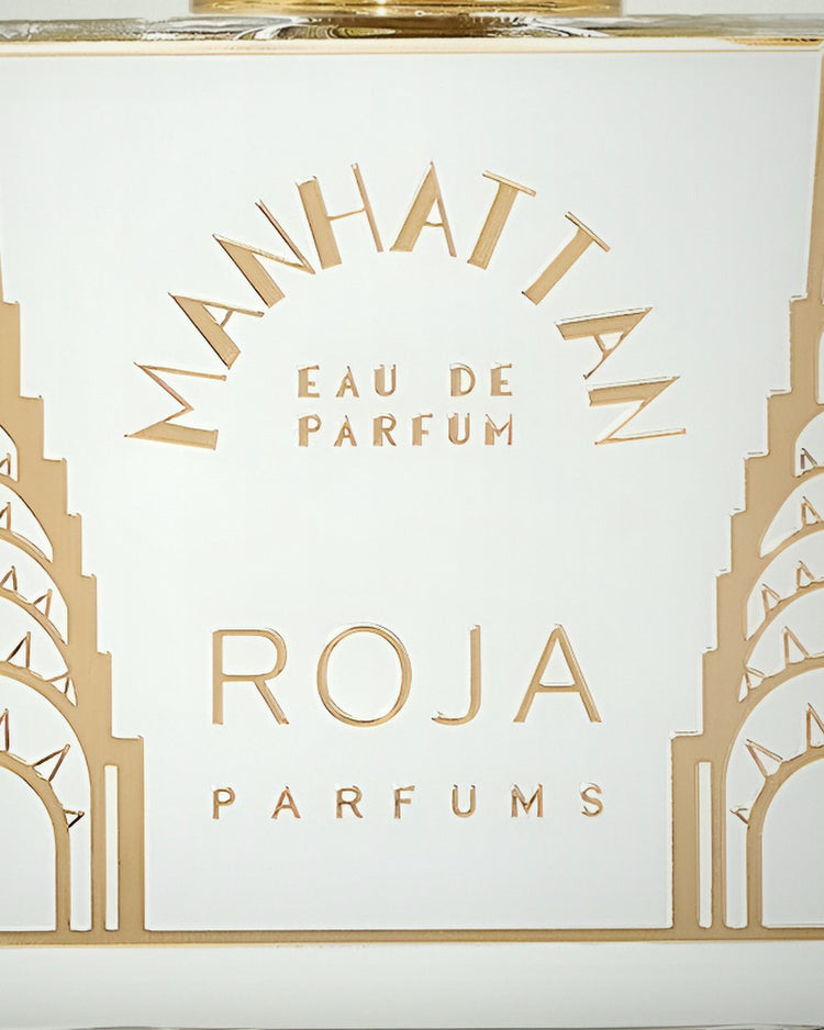 Detalle del frasco de Manhattan de Roja Parfums