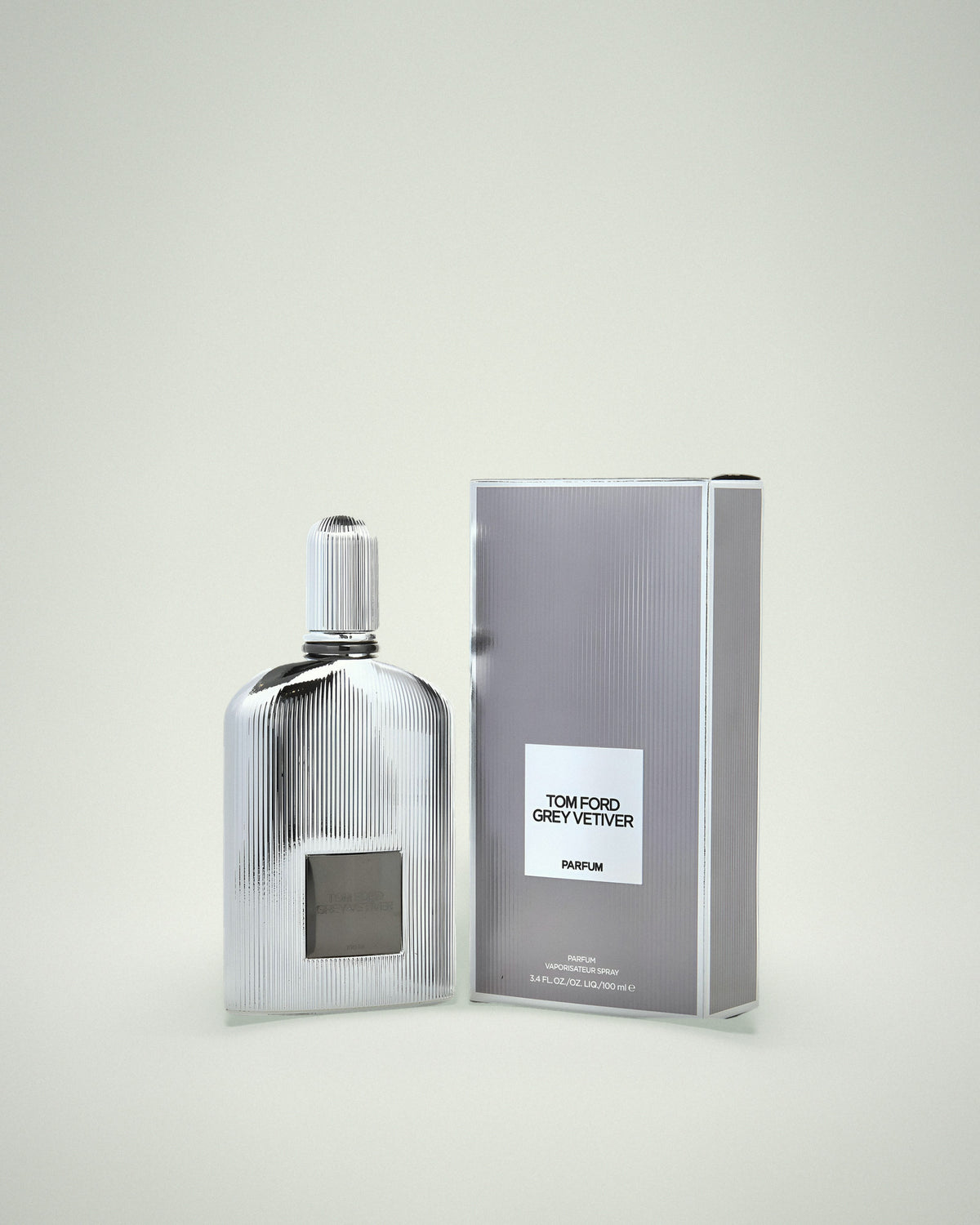 Grey Vetiver Parfum de Tom Ford con su caja, 100 ml