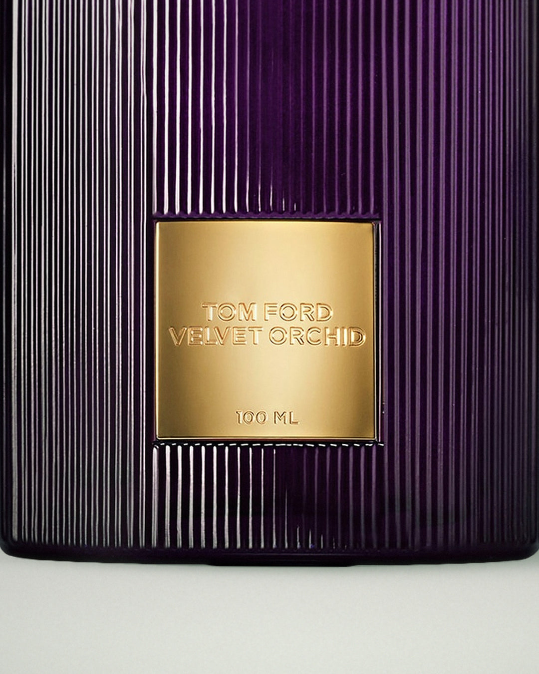 Detalle de la etiqueta de Velvet Orchid de Tom Ford