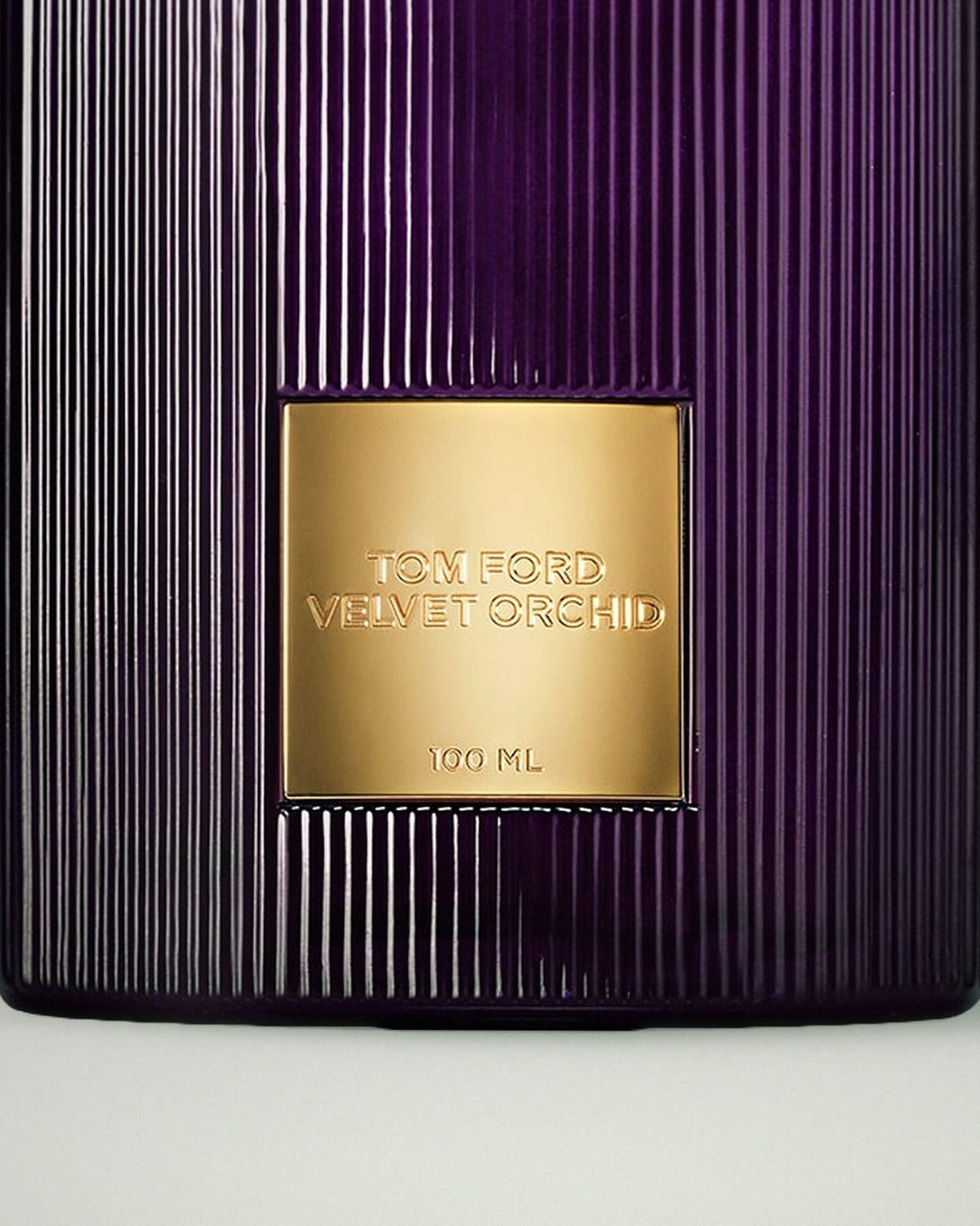 Detalle de la etiqueta de Velvet Orchid de Tom Ford