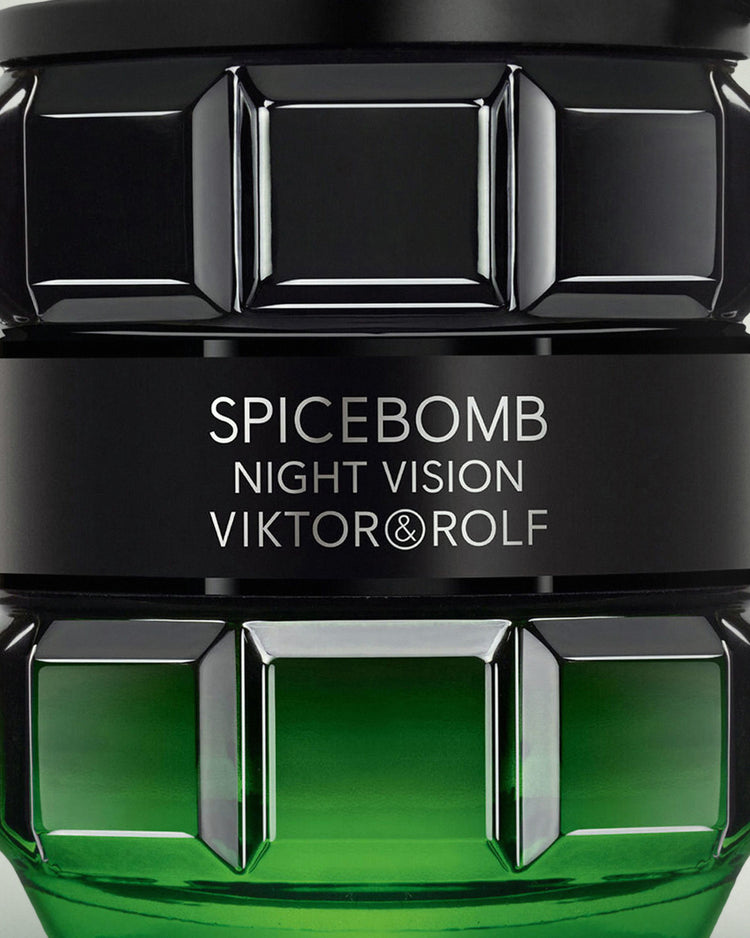Detalle del frasco de Spicebomb Night Vision de Viktor&Rolf